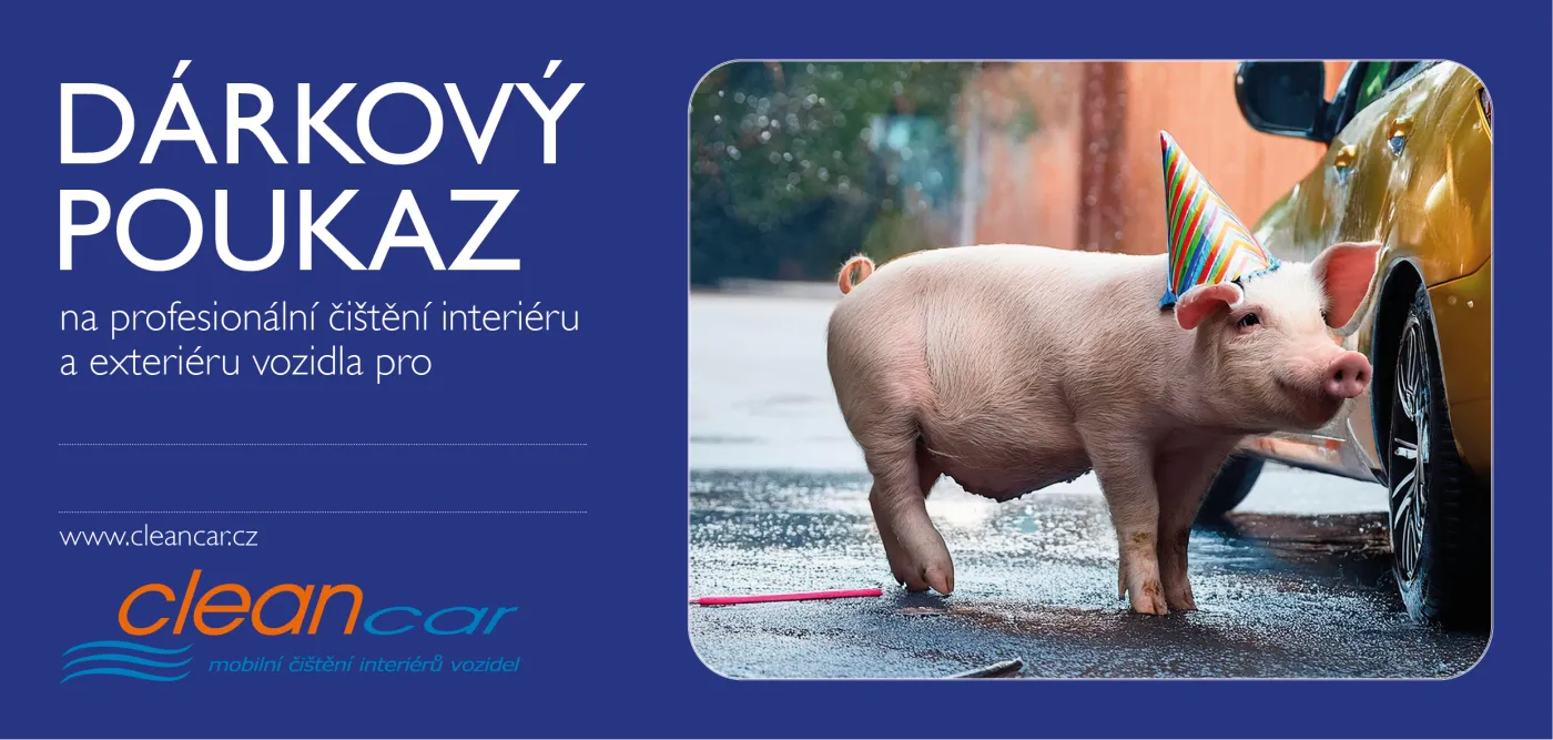 Narozeninový dárkový poukaz CleanCar — detailing v Praze